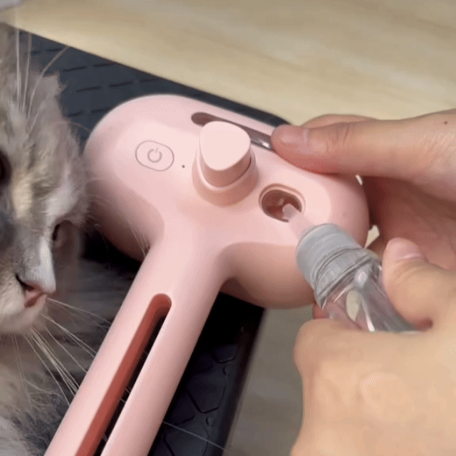 Dog Steam Brush – Luxury Steam Spray Grooming Brush for Dogs & Cats