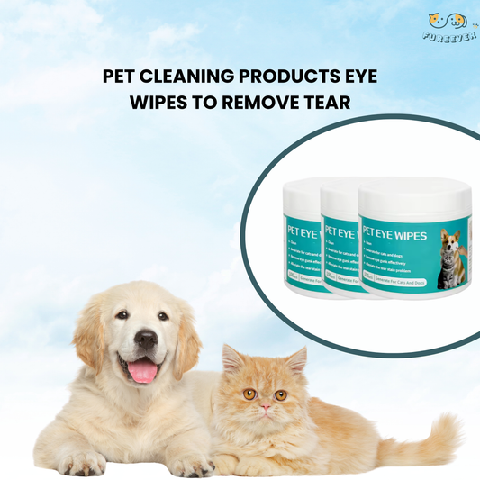 Pet Eye Cleaning Wipes – Tear Stain Remover for Cats & Dogs