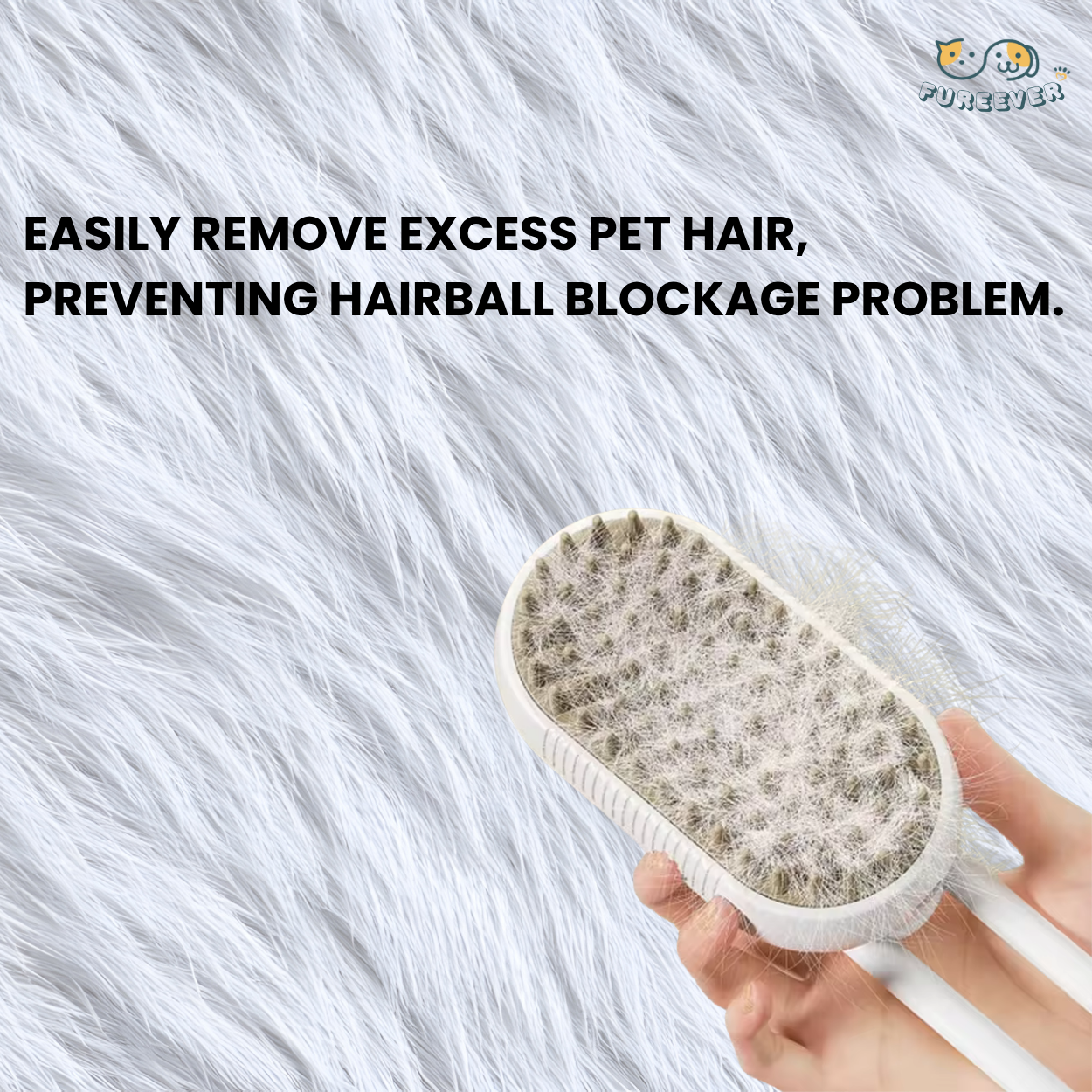 Cat & Dog Massage Bath Brush – Pet Hair Comb for Shedding, Cleaning & Grooming