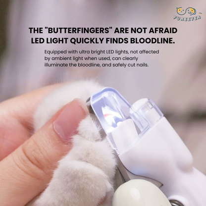 Professional Pet Nail Clippers with LED Light – Safe Paw Trimmer for Dogs & Cats