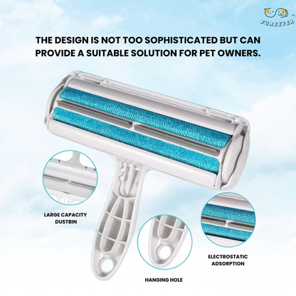 Pet Hair Remover Roller – Reusable Dog & Cat Fur Remover with Self-Cleaning Base