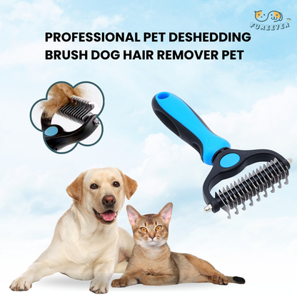 Deshedding Brush – Professional Dog & Cat Grooming Tool for Loose Hair & Tangle-Free Fur
