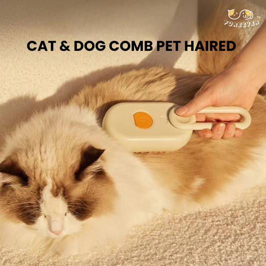 Cat & Dog Massage Bath Brush – Pet Hair Comb for Shedding, Cleaning & Grooming