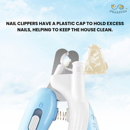 Professional Pet Nail Clippers with LED Light – Safe Paw Trimmer for Dogs & Cats