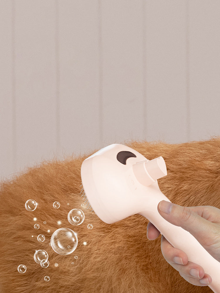Dog Steam Brush – Luxury Steam Spray Grooming Brush for Dogs & Cats