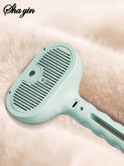 Dog Steam Brush – Luxury Steam Spray Grooming Brush for Dogs & Cats