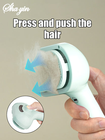 Dog Steam Brush – Luxury Steam Spray Grooming Brush for Dogs & Cats
